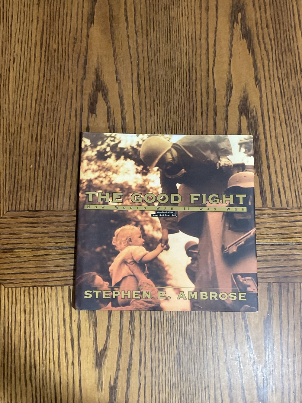 The Good Fight by Stephen E. Ambrose - Sepia Hardcover Book